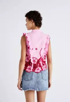 Футболка с принтом YASSANDRA YAS, розовый