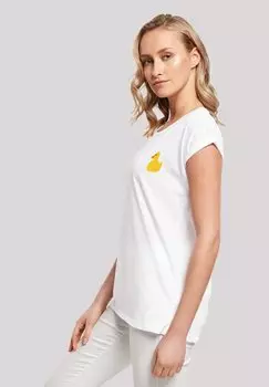 Футболка с принтом YELLOW RUBBER DUCK F4NT4STIC, белый