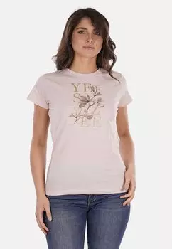Футболка с принтом Yes Zee, цвет Rosa Chiaro
