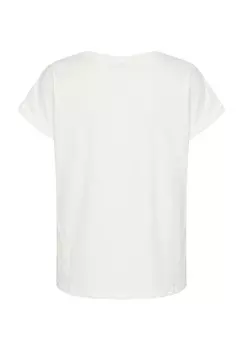 Футболка с принтом YGIA Cream, светло-голубой