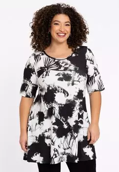 Футболка с принтом YOEK, черный