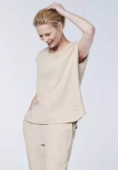 Футболка с принтом YOGA BY CARO CULT Detto Fatto, серый