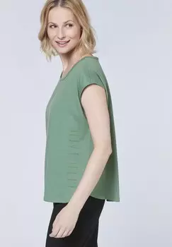 Футболка с принтом YOGA BY CARO CULT Detto Fatto, темно-зеленый