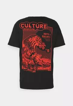 Футболка с принтом YOURTURN, черная