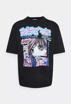 Футболка с принтом YOURTURN, черный