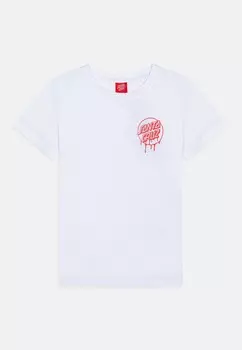 Футболка с принтом YOUTH POPSICLE HAND UNISEX Santa Cruz, белый