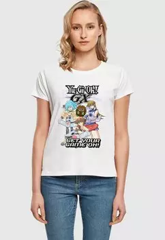 Футболка с принтом YU-GI-OH! - GAME ON BOX TEE Merchcode, белый