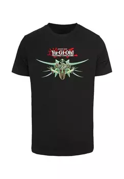Футболка с принтом YU-GI-OH SUPREME CELESTIAL KING ODD EYES ARC RAY DRAGON Merchcode, черный
