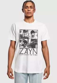 Футболка с принтом ZAYN - QUAD COLLAGE Merchcode, белый
