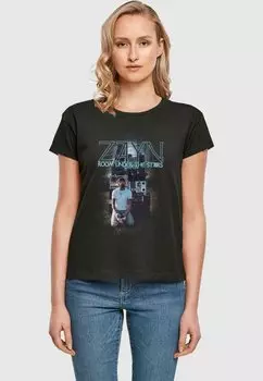 Футболка с принтом ZAYN - SPEAKERS UNDER THE STARS BOX TEE Merchcode, черный