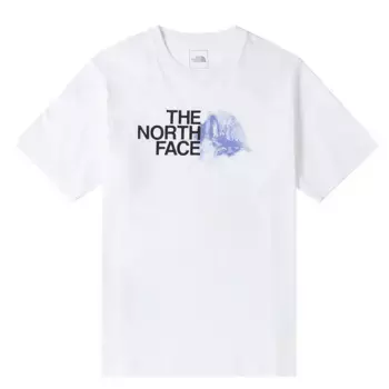 Футболка с принтом «Земля» мужская белая The North Face, белый