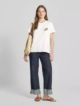 Футболка с принтом Zero, белый