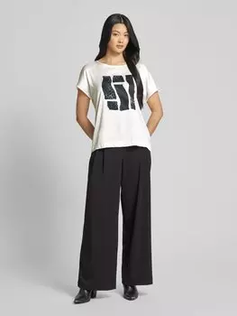 Футболка с принтом Zero, кремовый