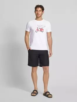 Футболка с принтом Zeybra, белый