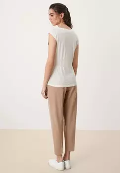 Футболка с принтом ZIERFALTEN s.Oliver BLACK LABEL, кремовый