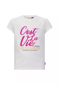 Футболка с принтом ZOEY Retour Jeans, цвет optical white