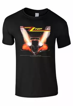 Футболка с принтом ZZ TOP ELIMINATOR rockshirts, цвет black