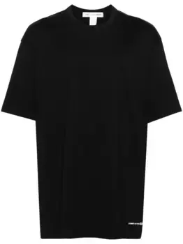 Футболка с приспущенными плечами Comme Des Garons Shirt, черный