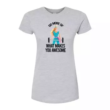 Футболка с приталенным рисунком Barbie для юниоров «Makes You Awesome» Licensed Character