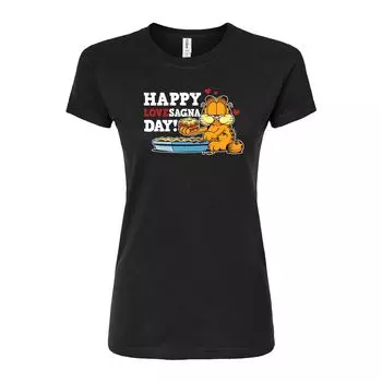 Футболка с приталенным рисунком Garfield для юниоров "Lovesagna Day" Licensed Character