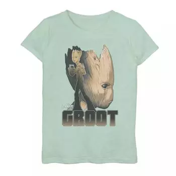 Футболка с профилем Groot для девочек 7–16 лет Marvel Avengers Infinity War Licensed Character