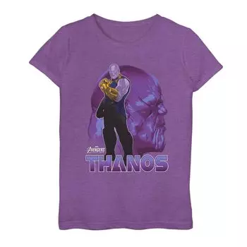 Футболка с профилем Танос для девочек 7–16 лет «Marvel Avengers Infinity War» Licensed Character