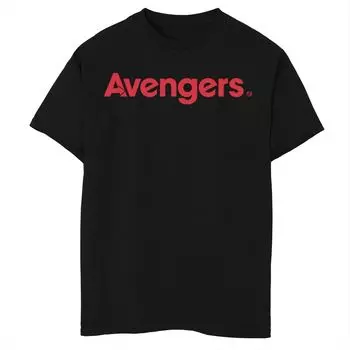 Футболка с простым логотипом и графическим рисунком для мальчиков 8–20 лет Marvel Avengers Endgame Licensed Character