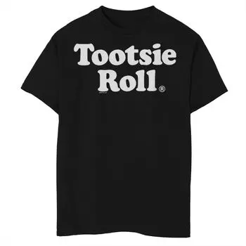 Футболка с простым логотипом и графическим рисунком Tootsie Roll для мальчиков 8–20 лет Licensed Character