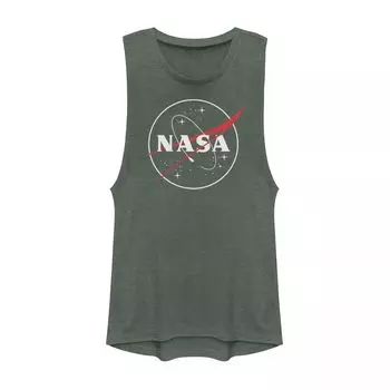 Футболка с простым логотипом NASA Outline для юниоров Licensed Character