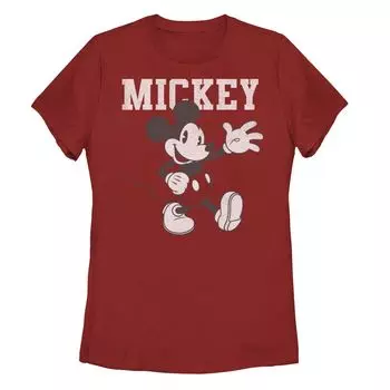 Футболка с простым текстом и изображением Микки Мауса для юниоров Disney's Licensed Character