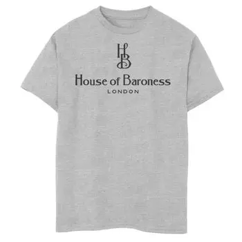 Футболка с простым текстовым логотипом и графическим рисунком Disney's Cruella для мальчиков 8–20 House Of Baroness London Disney