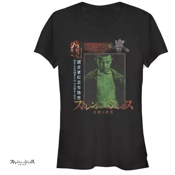 Футболка с японским портретом и рисунком Stranger Things Day Eleven для юниоров Licensed Character