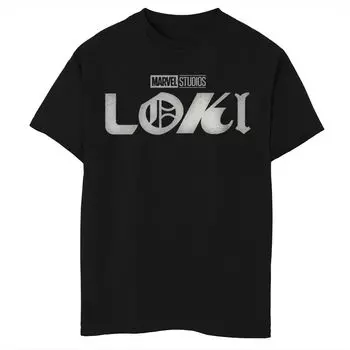 Футболка с ярким логотипом Marvel Loki для мальчиков 8–20 лет Licensed Character