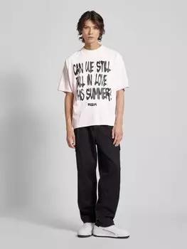 Футболка с ярким принтом Pegador, розовый