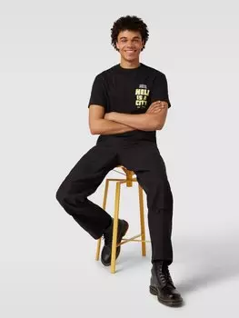 Футболка с ярким принтом The Hundreds, черный