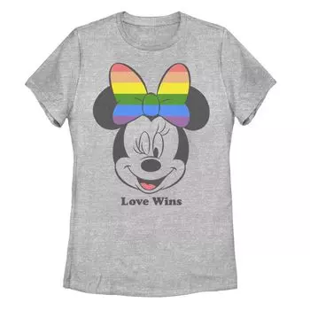 Футболка с радужным бантом «Love Wins» для юниоров Disney's Minnie Mouse Licensed Character