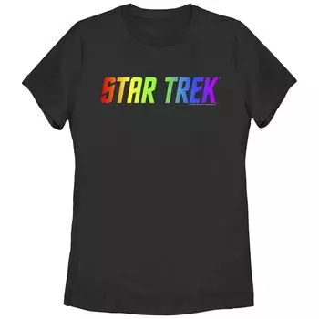 Футболка с радужным логотипом для юниоров Star Trek Pride Licensed Character