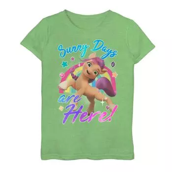 Футболка с радужным рисунком My Little Pony Sunny Days для девочек 7–16 лет Licensed Character