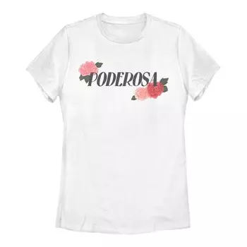 Футболка с раскрашенными розами Gonzales Poderosa для юниоров Licensed Character, белый