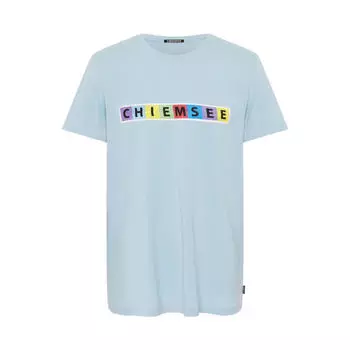 Футболка с разноцветным логотипом CHIEMSEE, цвет blau