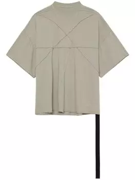 Футболка с ремешком Rick Owens DRKSHDW, нейтральный цвет