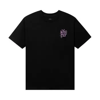 Футболка с ресницами Anti Social Social Club, черная