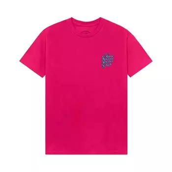 Футболка с ресницами Anti Social Social Club, розовая