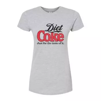 Футболка с ретро-принтом Diet Coke для подростков Licensed Character, серый