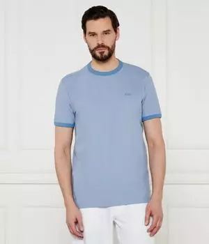 Футболка с резинкой на талии Regular fit Boss Green, синий