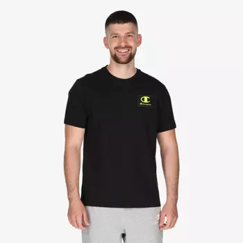 Футболка с резиновым логотипом Champion