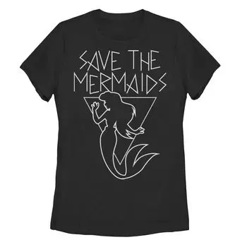 Футболка с рисунками Disney Little Mermaids Save The Mermaids для юниоров Licensed Character