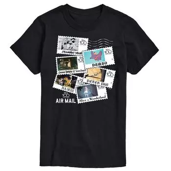 Футболка с рисунком 100 Big & Tall Golden Age Disney, черный