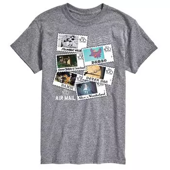 Футболка с рисунком 100 Big & Tall Golden Age Disney, серый