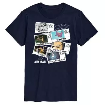 Футболка с рисунком 100 Big & Tall Golden Age Disney, синий